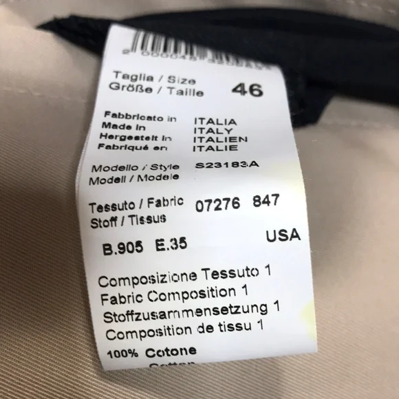 NWT Peserico Double Breasted Trench Coat
